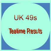 Uk49s Teatime Results: Wednesday 14 April 2021 - Uk Teatime Results